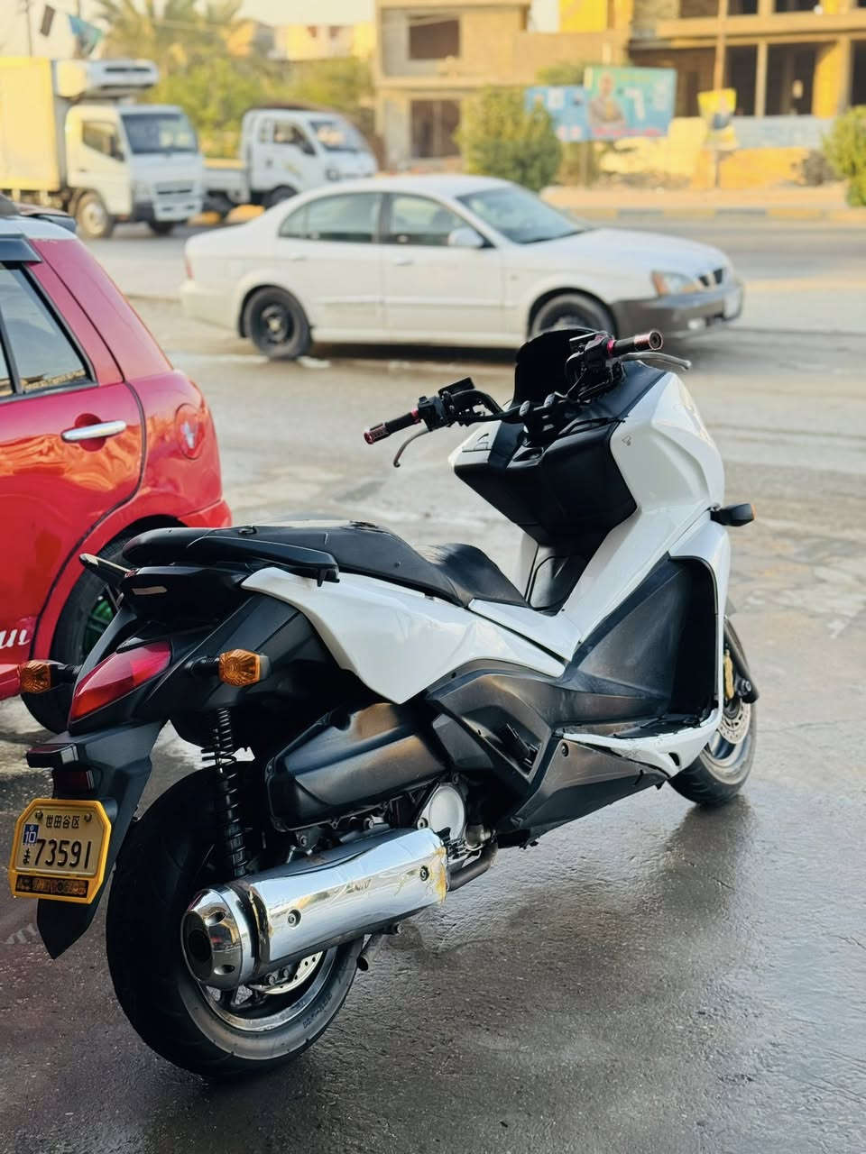 فورزا 011
مكينه شلعه ومعدل خرسه ناعمه
عميه بلاديه سبورت S7
تراي وين ما يعجبك 
كفراتها 80‎%‎
كلجات نظيفه بلاد قايش نص عمر
كهربائيات شغاله 
دهن امزويل
اوراقها كامله اصولية
مكانها حلة سعرها 1300 وبيها مجال 
***********
