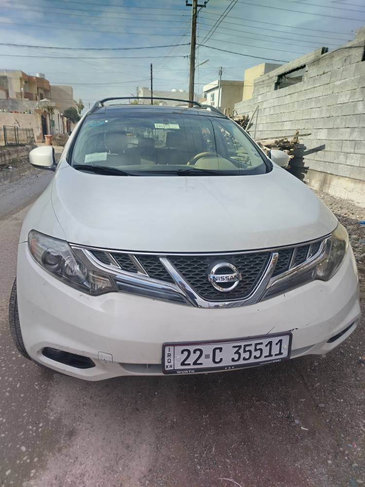 نيسان مورانو موديل 2012 فول مواصفات كلين بدون صبغ بدون تعديل كيروالمحرك شرط جديد سعر105  محرك 6سلندر مامفتوح جديد سنويه والرقم جديد دفتربنزين موجود مكان سيارة كركوك قادسيه شراي خابر *********** كركوك, العراق
