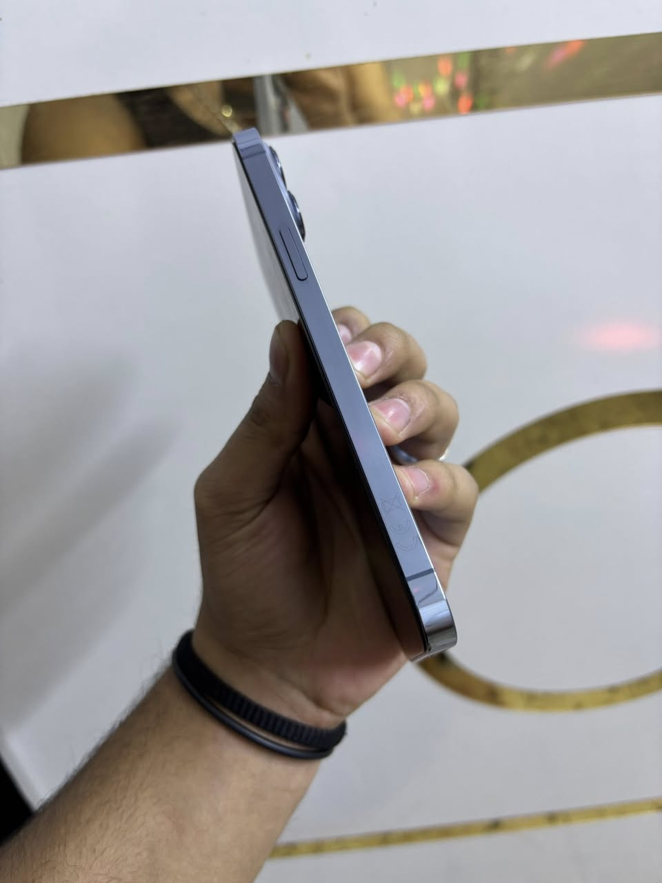 مرحبا
ايفون 13 برو ماكس نضافته 100‎%‎
ذاكرته 256
🔋 96‎%‎
غير داخل صيانه او تبديل شرط الفحص 
سعر 630 بيع فقط بدون مراوس 
*********** متواجد واتس 
سكن بغداد الجديدة لا يوجود توصيل
