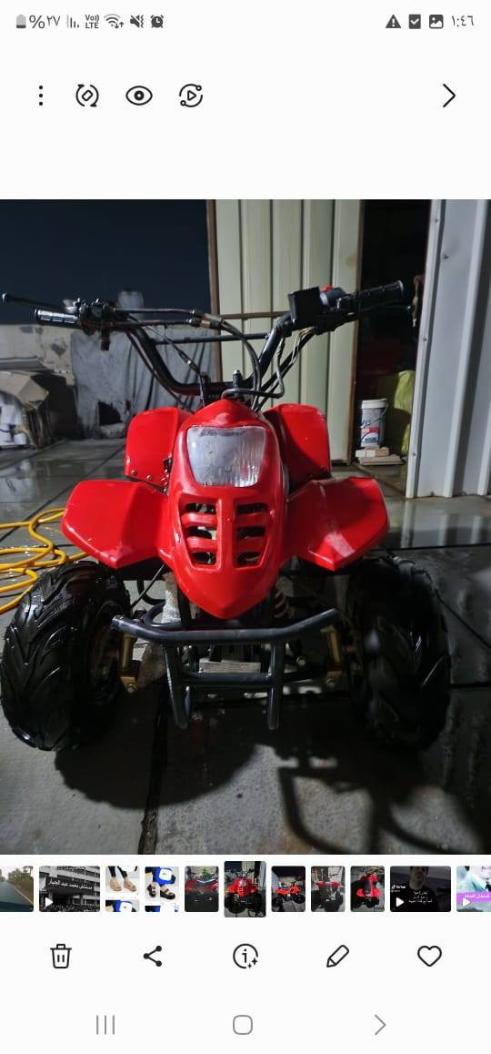 السلام عليكم دراجه للبيع بانزين محرك ١٠٠ss الاستفسار اتصل ***********
