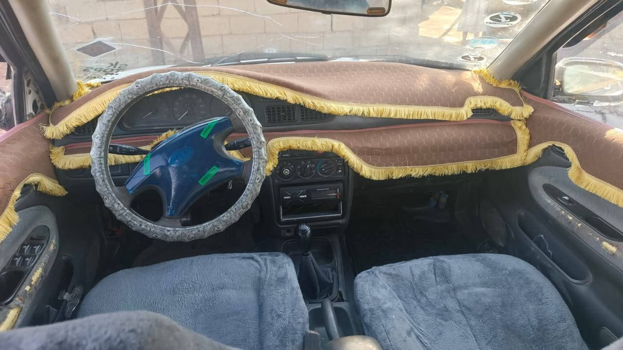 كيه سيفيه موديل 95 صبق عام جمالي تخم تاير دوشمه جديده سياره حلوه مال جناي مكينه مسكر كفاله عامه من كلشي عل كير مكينه صدر حلو رقم ديالي مشروع وطني تحويل مباشر سنويه ال ٣١/للبيع المكان ديالي العضيم السعر عل تصال /*********** /***********
