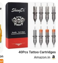 وشم احترافية تُستخدم في فن الوشم والمكياج الدائم. تم تصميمها للاستخدام...