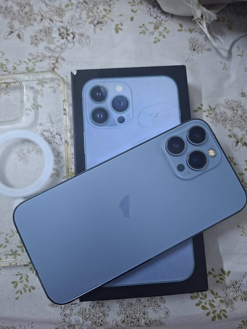 ايفون ١٣ برو ماكس مستعجل ع بيعته سعره ٥٧٥ 
ذاكرته ٢٥٦.  بطارية  🔋  ١٠٠ مبدله 

نموذج M   امريكي ملحقات كارتونه 

جهاز كله شغال. ع الفحص 

مكاني بغداد البياع 

وتساب  ***********
