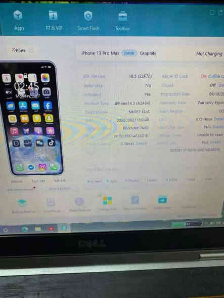 السلام عليكم 
آيفون13بروماكس 

ذاكره 256 دبل سيم

شاشه بلاديه شرط الفحص 

فيس إيدي وكف 
مبدل بطاريه فقط 100 قطاره 
جهاز حيل حلو ونضيف 100‎%‎99

ال بوراتيه 3وحده بيه نقطه سوده ماتبين حت كمراتو فولل 

للبيع السعر 490 وبي مجال قليل 💁

ويرهم مراوس ب 13عادي 😍

رقمي اسيا

***********
