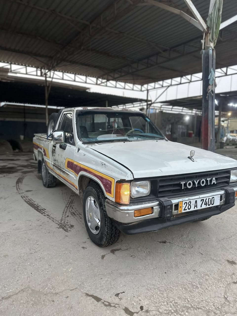 تيوتا هايلكس
السلام عليكم 
موديل 1988
سيارة بلادة
كير و مكينة وكهربائيات كله مكفوله بشرط
سنوية جديده  رقم مميز 
مكانة كربلاء 
***********
