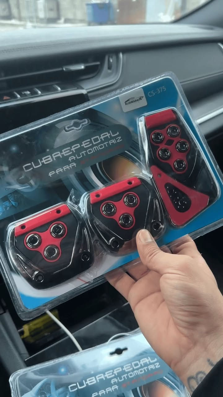 طقم كفر دواسات سيارة رياضي 🔥

ثبات أعلى ومقاومة للانزلاق أثناء السواقة ✅

3 قطع للستاندر: كلتش + بريك + بنزين 🚗

تثبيت بالبراغي حتى يبقى ثابت وما يتحرك

تصميم شيك يغيّر شكل داخلية السيارة بالكامل ✨

متوفر لونين: أحمرأسود أو أسود كامل

اطلبه هسه وخلي سيارتك شكلها سبورت 👌
السعر15000
التوصيل 3000 فقط لجميع المحافظات 
للطلب مراسله الصفحه


**إذا كنت صاحب هذا الإعلان وتريد حذفه لأي سبب، رجاءا أرسل رسالة إلى الدعم الفني**