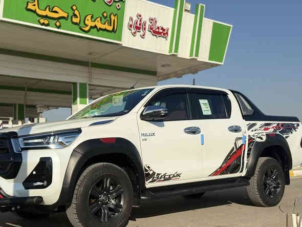 تويوتا هايلوكس 2024 ساز  ستة سلندر V6ماشي 36 الف 
لون ابيض صدفي 
رقم أربيل 

فـــول مواصفـــات 
مكفوله كفاله عامه شرط سونار و السونار مرفق مع صور 
النقطة العمية
بصمة تشغيل
بصمتين باب 
تحكم ستيرن
مثبت سرعة بالستيرن
شاحن لاسلكي ( وايرلس ) 
مري شفط
تحكم كهربائي للمرايا
لايت داخلي للبنيد 
تبريد قطعتين 
تبريد بالكشن
شاشة كبيرة 
حساس خلفي امامي
كاميرا خلفية
ويلكب 
جكات بالبنيد 
ضمان شركة ساس العراق
العنوان بغداد ناحية الرشيد 
***********
