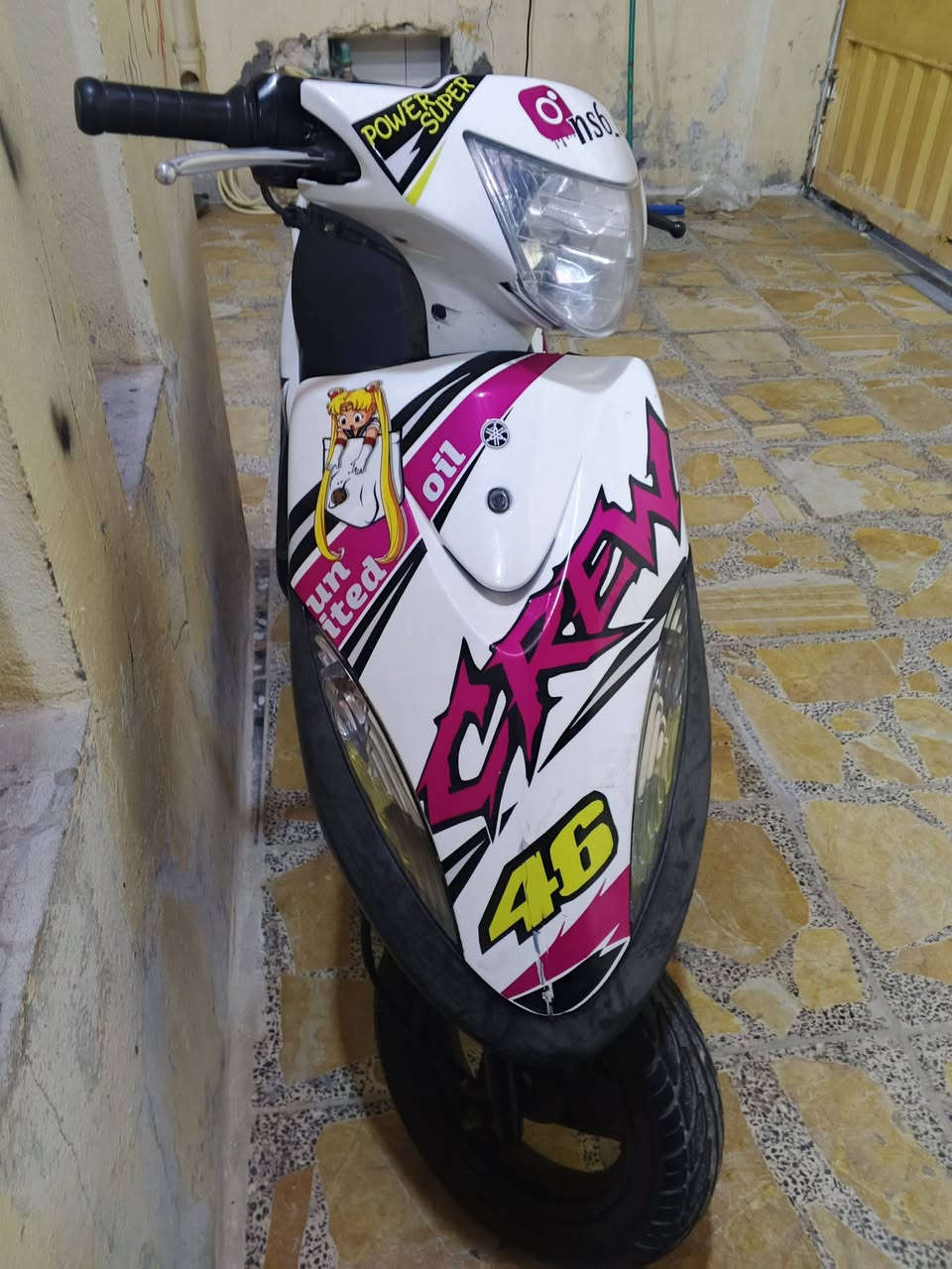 سلام عليكم ماكس عدله دراجه بلاديه ونضيفه ما متعوبه نكره سلف دراجه 55بلادي السعر خاص 
***********
