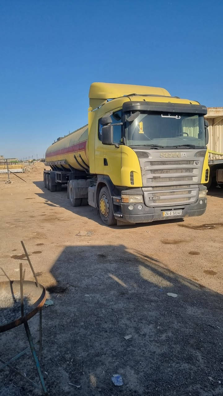 سلام عليكم
للبيع سكانيا 420 دبل قماره
سنويه جديده مديل, 2009
رقم  دهوك مسجله صهريج 
ثلاث محاور 3 سياره جاهز 
السعر 230ورقه مكان بغداد 
***********
***********
