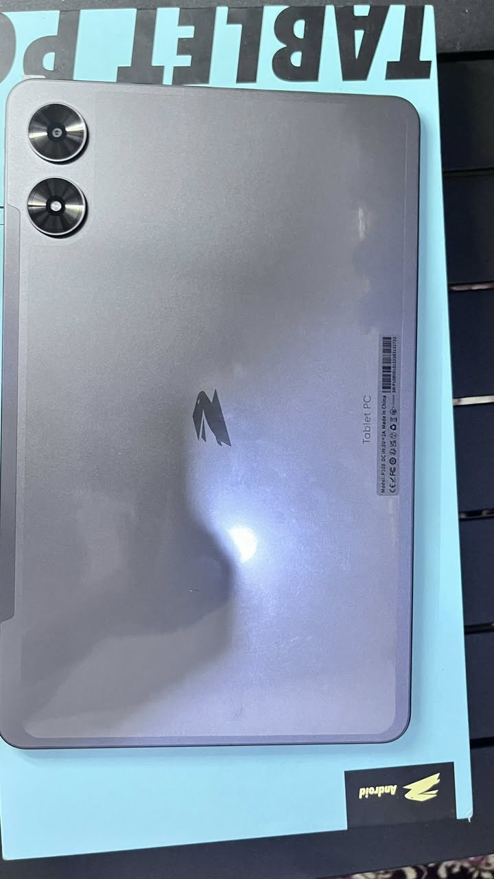 📱 للبيع تابلت P108 – بعده بلجيس

• المعالج: T606 Octa-Core سرعة لحد 1.6GHz
• الرام: 6GB
• الذاكرة الداخلية: 128GB
• الشاشة: 12 إنچ تقريبًا بدقة عالية 2000×1200
• البطارية: 8000mAh تدوم ساعات طويلة
• الكاميرا الخلفية: 13MP
• الكاميرا الأمامية: 5MP
• النظام: أندرويد 
• يشغّل الألعاب مثل PUBG / Call of Duty
• مناسب للدراسة، الشغل، المشاهدة والألعاب

شحن تايبسي:
• الطول: 28 سم
• العرض: 17.5 سم
• السمك: 0.8 سم (نحيف وخفيف) 
•

📦 الملحقات
كورتونه فقط )✨
مكاني بغداد ماعندي توصيل 
خلي سعر ليفيدك
***********
