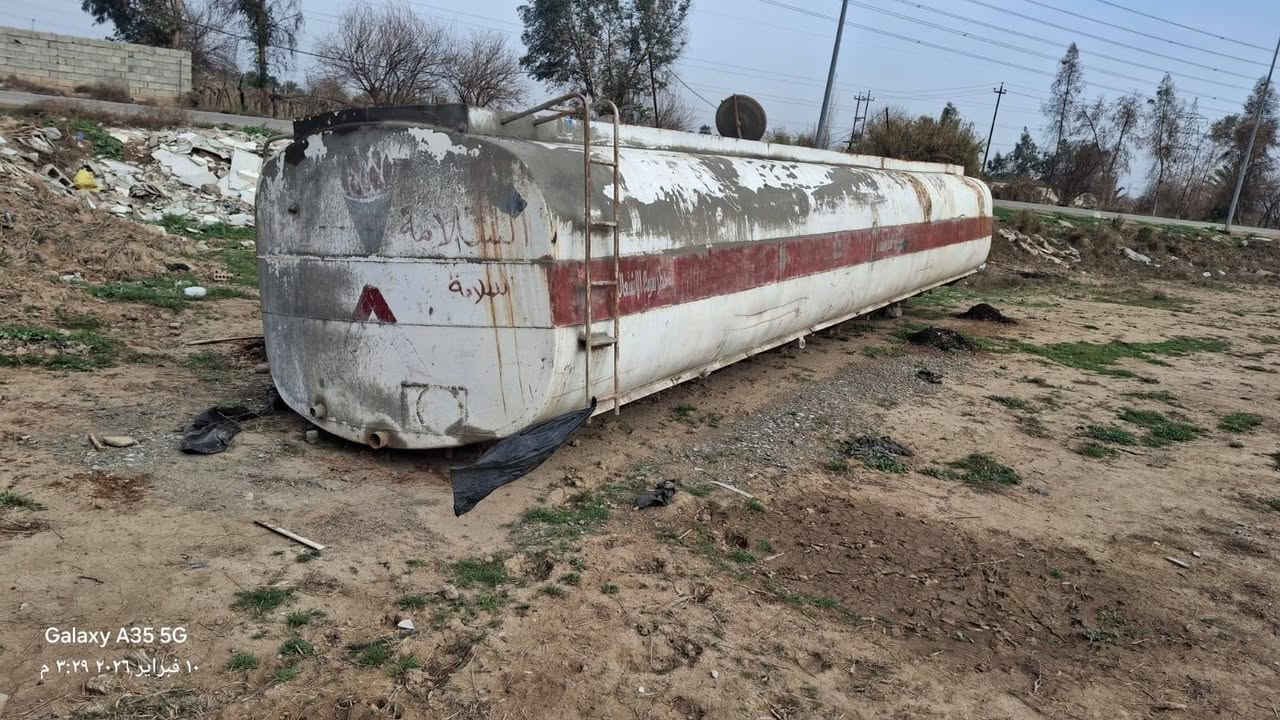 للبيع السعر ٣٥٧٠ الحموله ٤٦ الف لتر العنوان دياله بعقوبه *********** ***********
