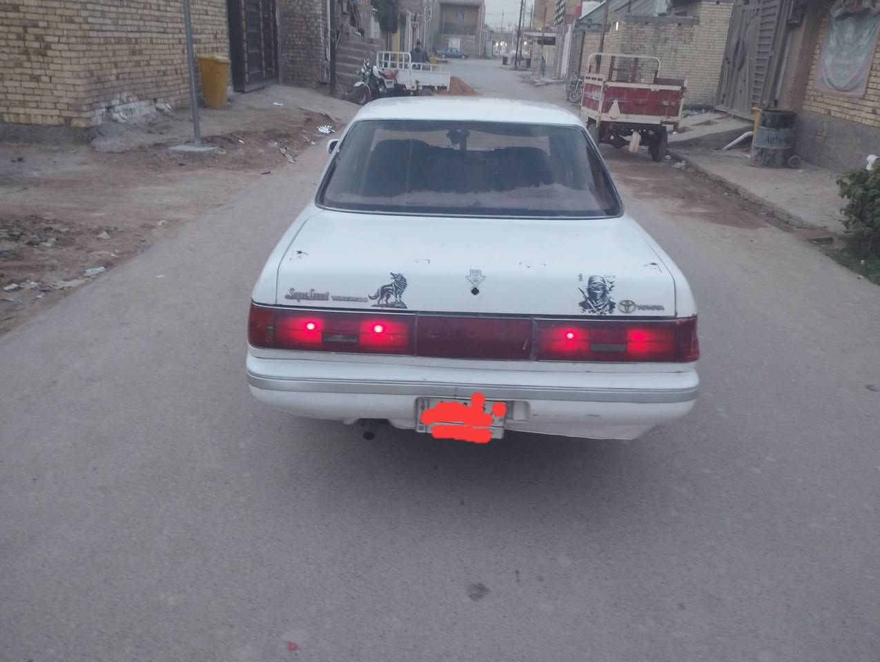 كرسته مسطره 1989 (مكاني-الشطره)
سياره جاهزه مكفوله من العيب الشرعي والكص والنقل والضربه القويه
كير ومكينه ونجي شرط الفحص
حدايه جديده
تخم تاير جديد
باتري جديد
بطاين نظاف كلش
رقم ميسان سنويه ممنتهيه 
السعر 36وبيها مجال***********
