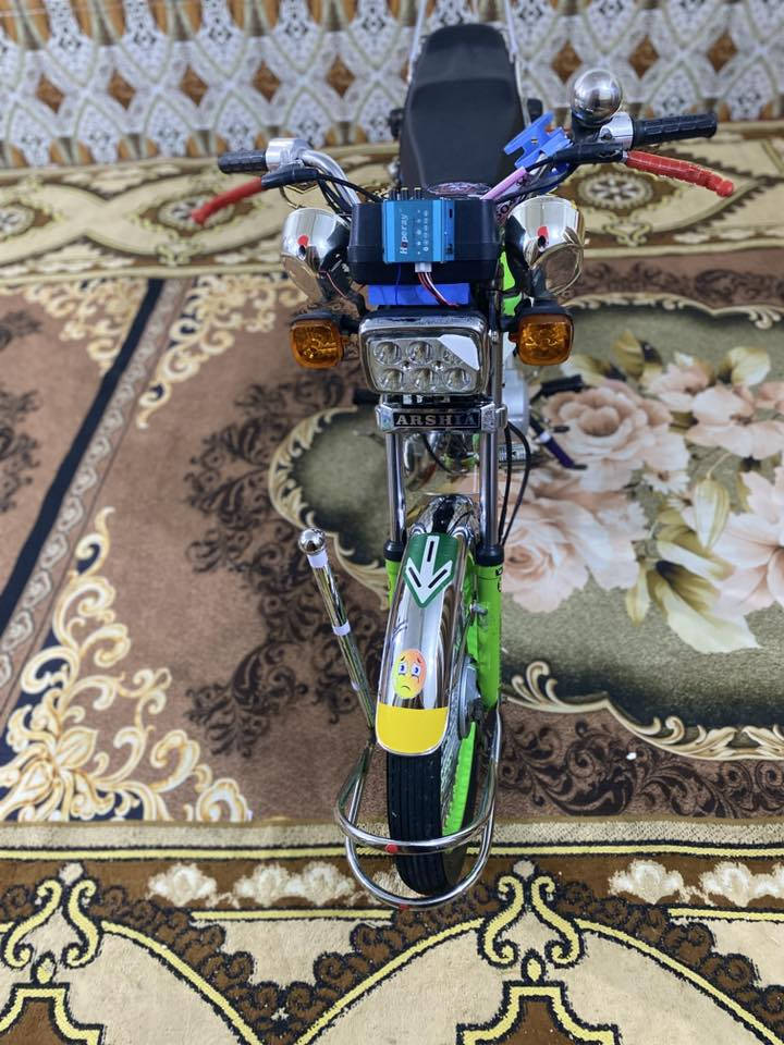 سلام عليكم للبيع دراجة ارشة موديل 2019 اوراق اصولي لدراجة مكفولة كفالة عامة كهربائيات كلهة شغالة محرك خير من الله مكان سريع الدولي لجسر لسابع للستفسار ***********
