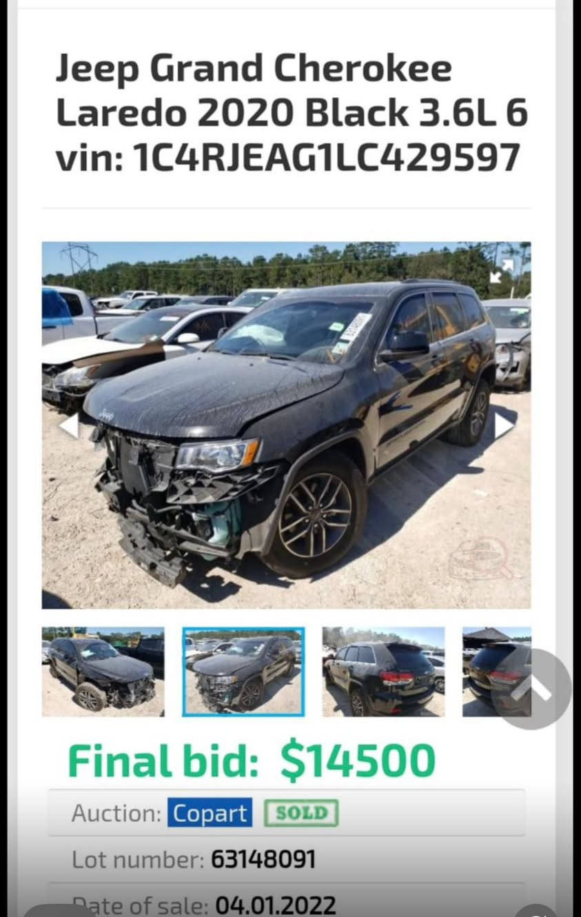 جيب كراند شيروكي - اسود - موديل 2020
رقم بغداد  لون اسود 
ماشيه 117 كم
مواصفات 
1-رادار  + جانبي + خلفي
2-اوتو بريك مانع تصادم امامي   
3-قياده ذاتيه 
4-تحديد مسار 
5-نقطه عمياء
6-دخول ذكي
7-نظام ( start/stop - ايكو - سبورت ) 
8-كشن كهرباء 
9-كشنات تدفئه 
10-ستيرن تدفئه
11-تحكم ستيرن جهتين  
13- جنطه كهرباء
حادثها جاملغ و شبر من البنيد راجع بارد 
مكفوله الدواخل مالته  
السعر 228
اي نقص مابيه 
اتصال او واتساب ***********
