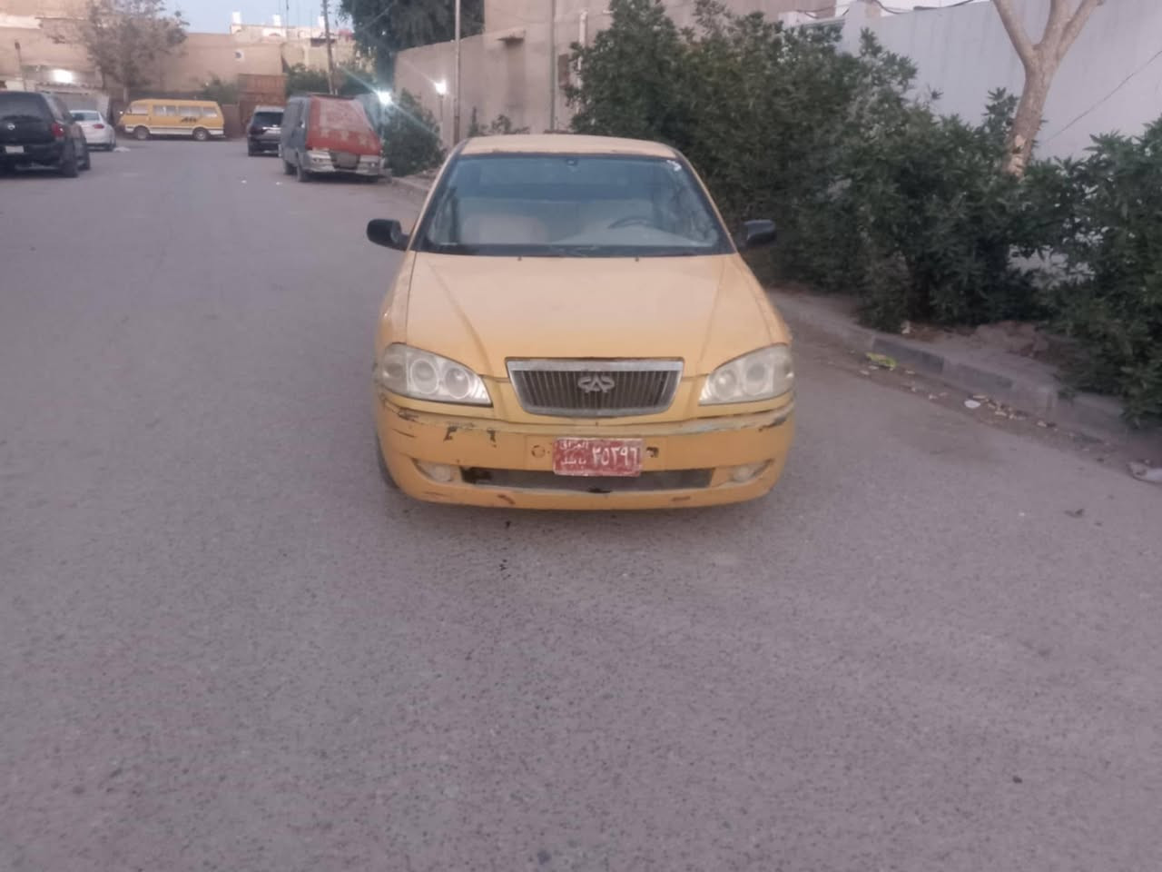 سلام عليكم من رخصت مدير القروب شيري كوين للبيع رغم بابل صدامي شرعي ماندله سنويه بلاغ سياره حلوه بس المحرك بيه بخار والباغي نضيف قير وتواير وحداديه وغرفه ومغدم كلها زينه  مكاني نجف سعر ٦ وراق اللتصال ***********مكاني نجف
