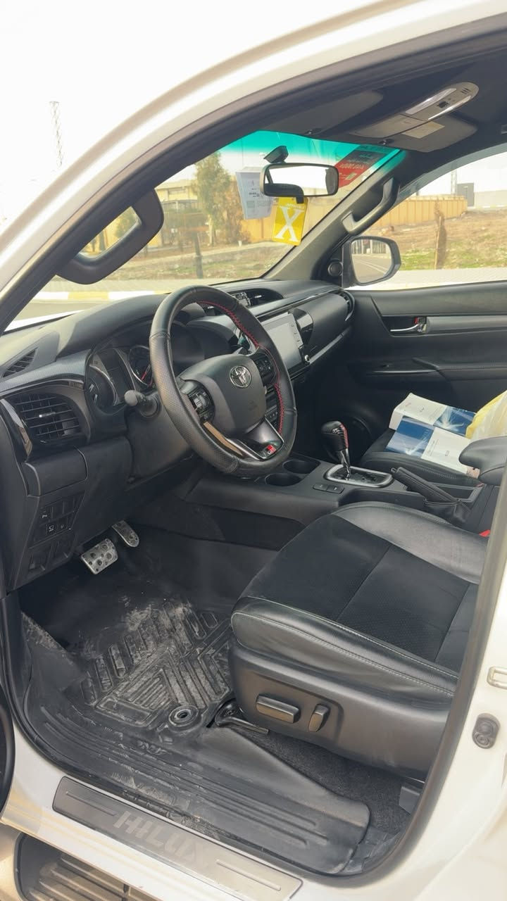 تويتا هايلوكس GR   2024
شركة جيهان رقم سليماني 

دبل سنتر لك.    للبيع 

 ماشيه 34 الف 

كفالة  عامه من صبغ و بارد

جديد بحالة الوكالة  على وضع الشركة

مكينة V6

شفات ستيرن

كامرات 360

تحكمات كامله 

دخول ذكي

3 انضمه قيادة

كشن كهرباء 

كشنات جلد +
مكانى قظاء جم جمال

طريق كركوك سليماني
سعر 425 ورق و مجال

للاستفسار. ***********
