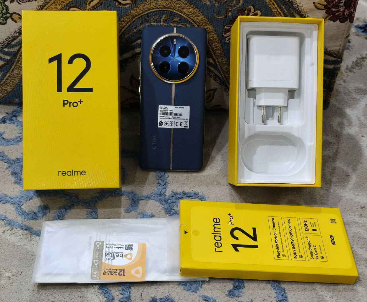 السلام عليكم جهاز للبيع ريلمي 12برو بلس 5G 
الذاكره 512 العشوائيه 12+12=24 بطاريه 5000 
الجهاز مبدل بي فقط زر الصوت كاميرا احترافيه تدعم الزوم حتى 120X مستخدم شي قليل كلش الجهاز جديد مع ملحقات كارتون وشاحن بدون كيبل السعر 275 للاستفسار الاتصال على الرقم ***********
