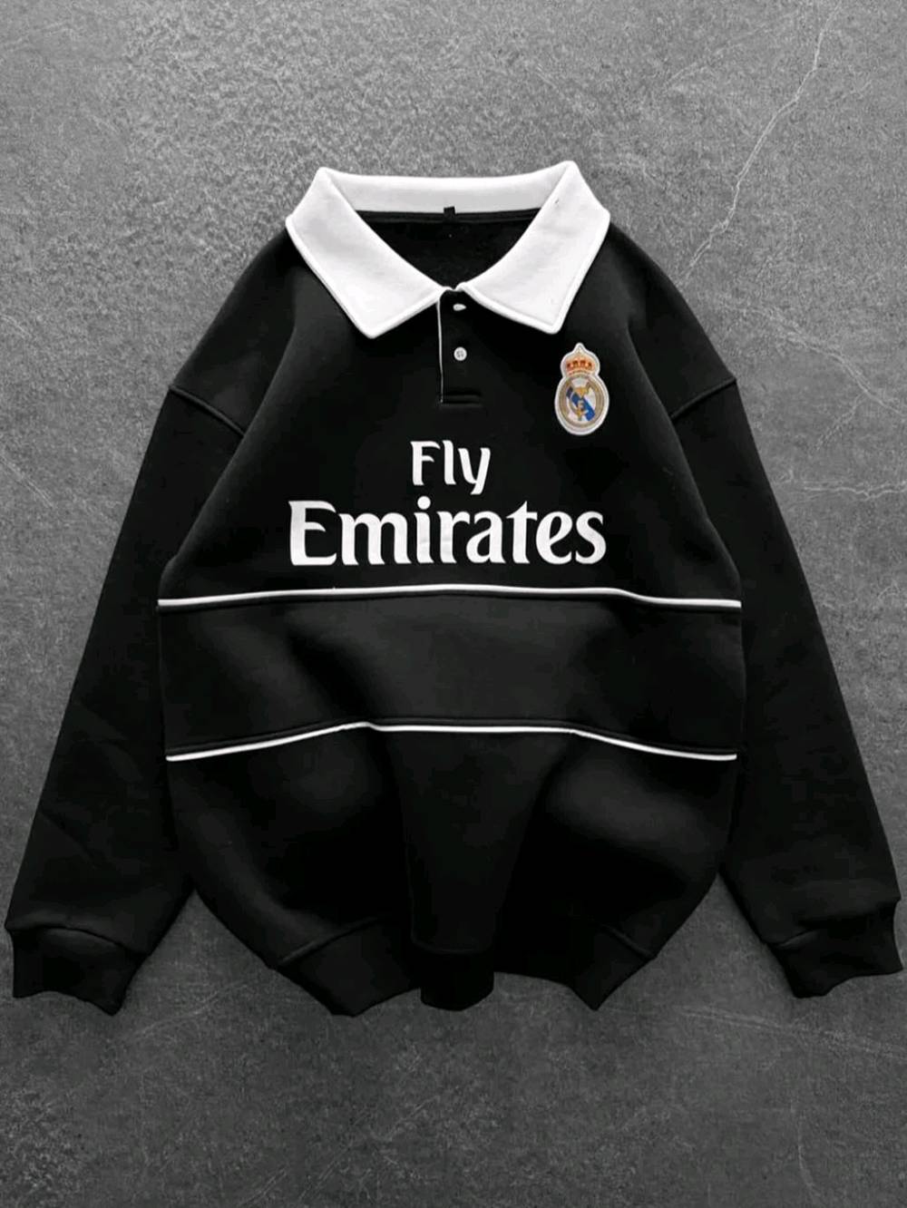 ‏NEW COLLECTION ⭕️
⭕️ Fashion
بلوز ريال مدريد قطن100‎%‎
السايز (s-m-L-xl-xxl) 
السعر 17الف قطعه ثنين 30 الف 
متوفر توصيل لجميع مناطق الديوانية
يوزر البيج ع الانستا fashion_h.j