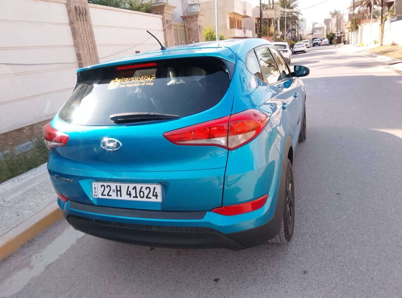 السلام عليكم توسانة موديل 2018وارد أمريكي محرك 2000  ماشية 100حادثهة بنيد ودعامية مواصفات السيارة كامره دواره تحكم ستيرن جهتين سعر السيارة 142مكاني بغداد البلديات رقم ***********
