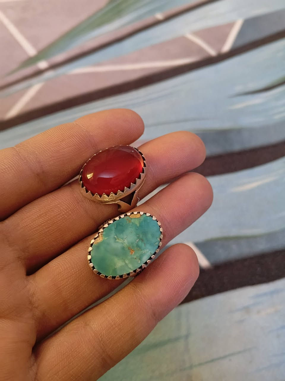 محبس فيروز نيشابوري أصلي سعره 55 الف
محبس ياقوت قديم سعره 45 الف مكاني مدينه الصدر ***********
