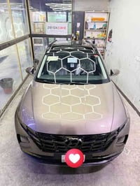 … توسان 2023 خليجي مكفول من الصبغ بيها شبر بارد بداية الجاملغ الايسر  ...