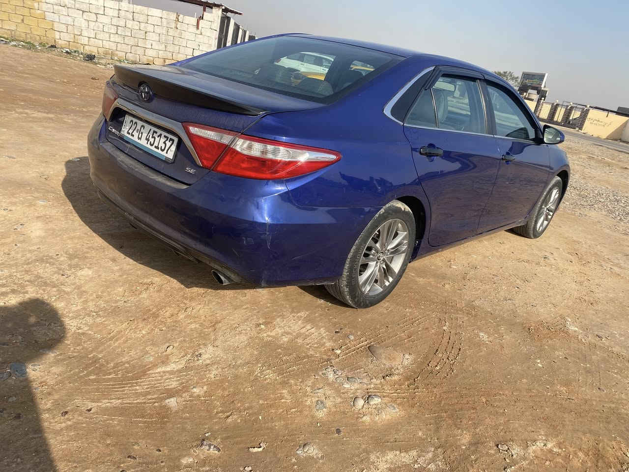 كامري موديل 2016 ضرر جاملق خلفي فقط بدون داخل بدون ارباك سنويه رقم كله جديد جاهزه السياره السونار موجود كير محرك كله شرط ماشيه 140 مكان السياره الشرقاط السعر 146 بيها مجال بصيط 
***********
***********
