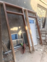 بيبان خشب • مستخدم • ٣ قطع
