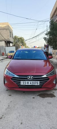 سيارة النترا للبيع وارد امريكي مديل 2019 الوان ماروني كيم ايتي حادث ام...