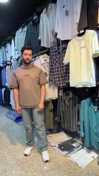 تيشيرت هاف • خامة باردة • ستايل شبابي