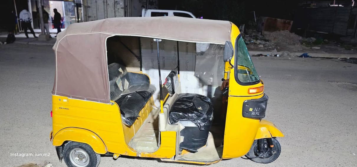 تكتك باجاج موديل 19 كفاله  من الصبغ والمعجون رقم انكليزي محرك خير من الله متواجد فقط واتساب العنوان بغداد قرب العبيدي ***********
