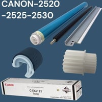 يوجد عندنا احبار ومواد احتياطيه كافه الموديلات كانون ريكو شارب ابسون ا...