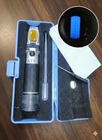 رفراكتوميتر محمول • قياس السكر Brix • جديد مع ملحقات