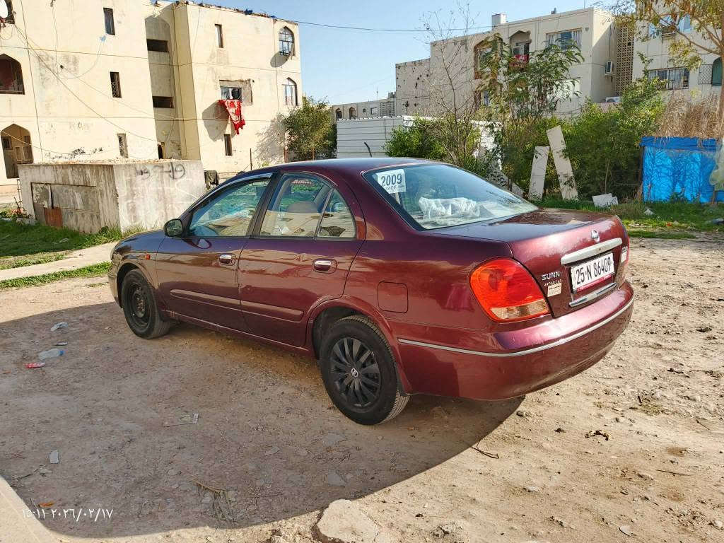 نيسان سني ياباني اصلي 2009
سياره عل وضع الشركه 
السياره بسمي ابيع تحويل ماكو وكاله
السياره بيه جاملغ السايق وباب السايق رش فقط باقي مكفول سعر 92 بي مجال.‏‪
‏‪‏‪***********‬‏ تكريت, صلاح الدين
