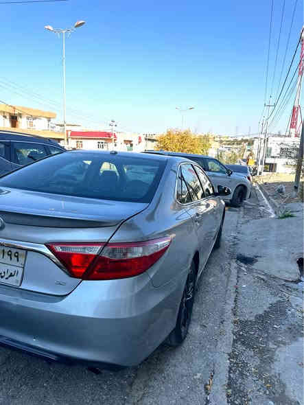 Toyota Camry 2017 SE 
سعر: ١٦٣

موديل: 2017

وارد أمريكي

لون : سلفر

محرك: V4 2.5

ماشيه:  mile 150,000

 مواصفات:ب. قطعة صبغ ( بونيت)   

رقم شاسي : 4T1BF 1FK6HU432002 

عنوان : أربيل - شقلاوة 

*********** شقلاوة

