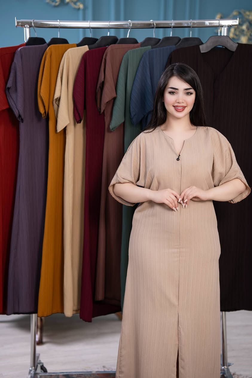 دشداشة نسائي 
خامة كريشة شرط الفحص 

القياس فري سايز لحد ٨٥ كيلو 

الدرزن ومفرد متوفرات

يوجد توصيل جميع المحافظات


**إذا كنت صاحب هذا الإعلان وتريد حذفه لأي سبب، رجاءا أرسل رسالة إلى الدعم الفني**