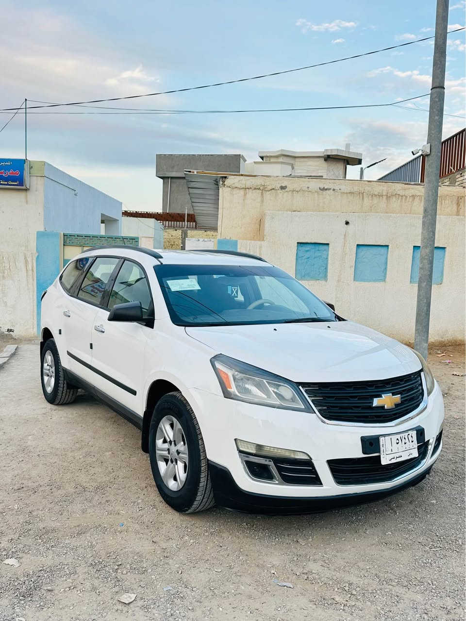 سلام عليكم للبيع شوفرليت ترافرس وارد خليجي مكفوله كفاله عامه من الحادث صبغ قطعتين فقط صبغ خارجي بدون دواخل مديل 2013 سنويه جديده كير ومحرك 6 سلندر جديد 7 راكب جاهزه من كلشي تواصل على رقم *********** بيع او مراوس حسب القناعه حلة, بابل
