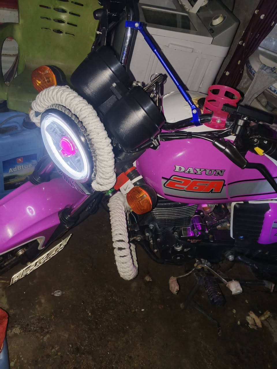 دايون نفخ بنفسجي موديل 22 رقم كربلاء انكليزي باسمي كامله مكمله دراجه جديده تجي وتشوف السعر مليونين ***********
