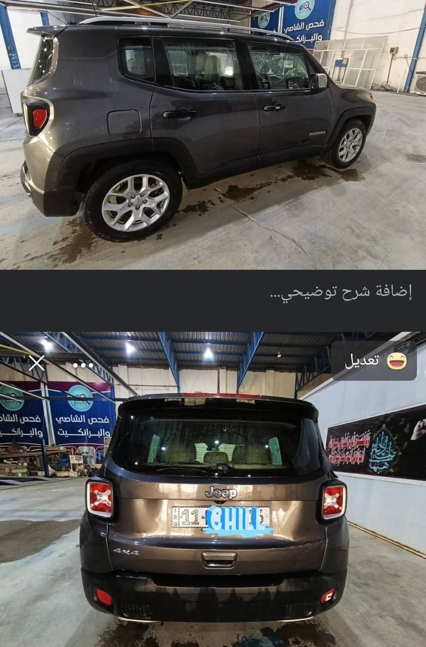 جيب رنكيد2018
موديل 2018 
فور ويل محرك 2400 دوش كفالة  ماشية 100 كيلو قابل للزيادة
كير9 نمر اوتو وعادي كفالة مع ماوس تنوع قيادة فورويل 
الحادث موضح بالسونار اربع قطع صبغ 
Sport موصفات نص فول تحكمات ستيرن شاشة صغيرة كاميرا دوارة سايد بريك دكمة تحكمات عينة متنوعة سبيكر وغيرها من الموصفات
سيارة جاهزة كهربائيات تبريد تدفئة ادامة منضومة الاحتراق باتري جديد تايرات جدد السيارة جاهزة اي نقص اوكفلك بي ترايك وين ميعجبك
بأسمي بغداد انكليزي تحويل مباشر  ثاني يوم
السعر 110 وبي مجال للشراي 
*********** عمارة, ميسان
