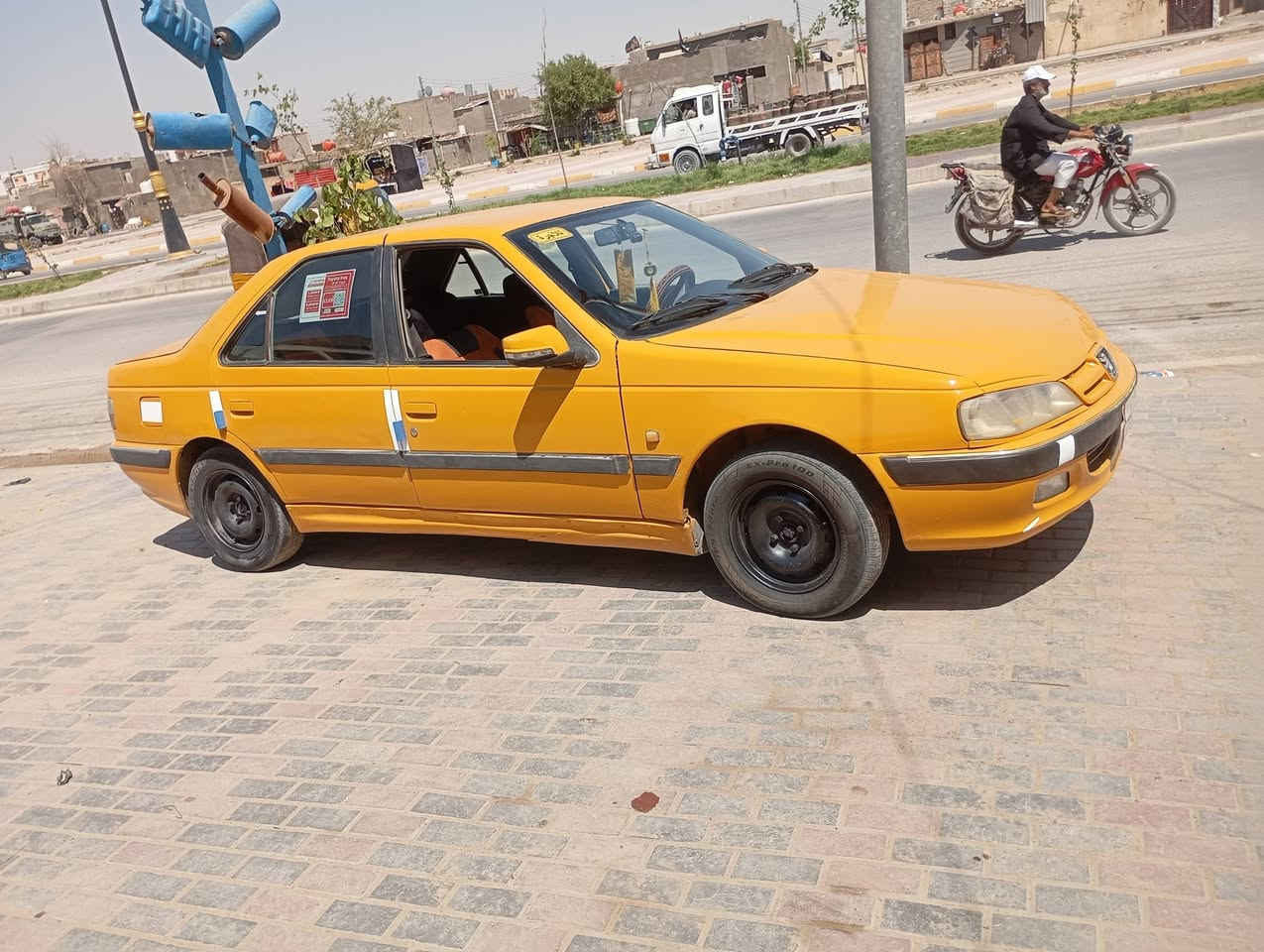بيجو بارص 13بابل مصفرة مكينة وكير وتبريد وحدادية كفالة دواخل جديدة مكفولة من الحادث فقط صبغ عام جمالية لون مديل20السعر 33مع المجال في كربلاء ..مبايل***********

