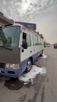 كوستر ١٤ البيع سياره بيه لغد صبغ بس دوشمه قلاب ستاركس منضومه غاز ٨٠ تب...