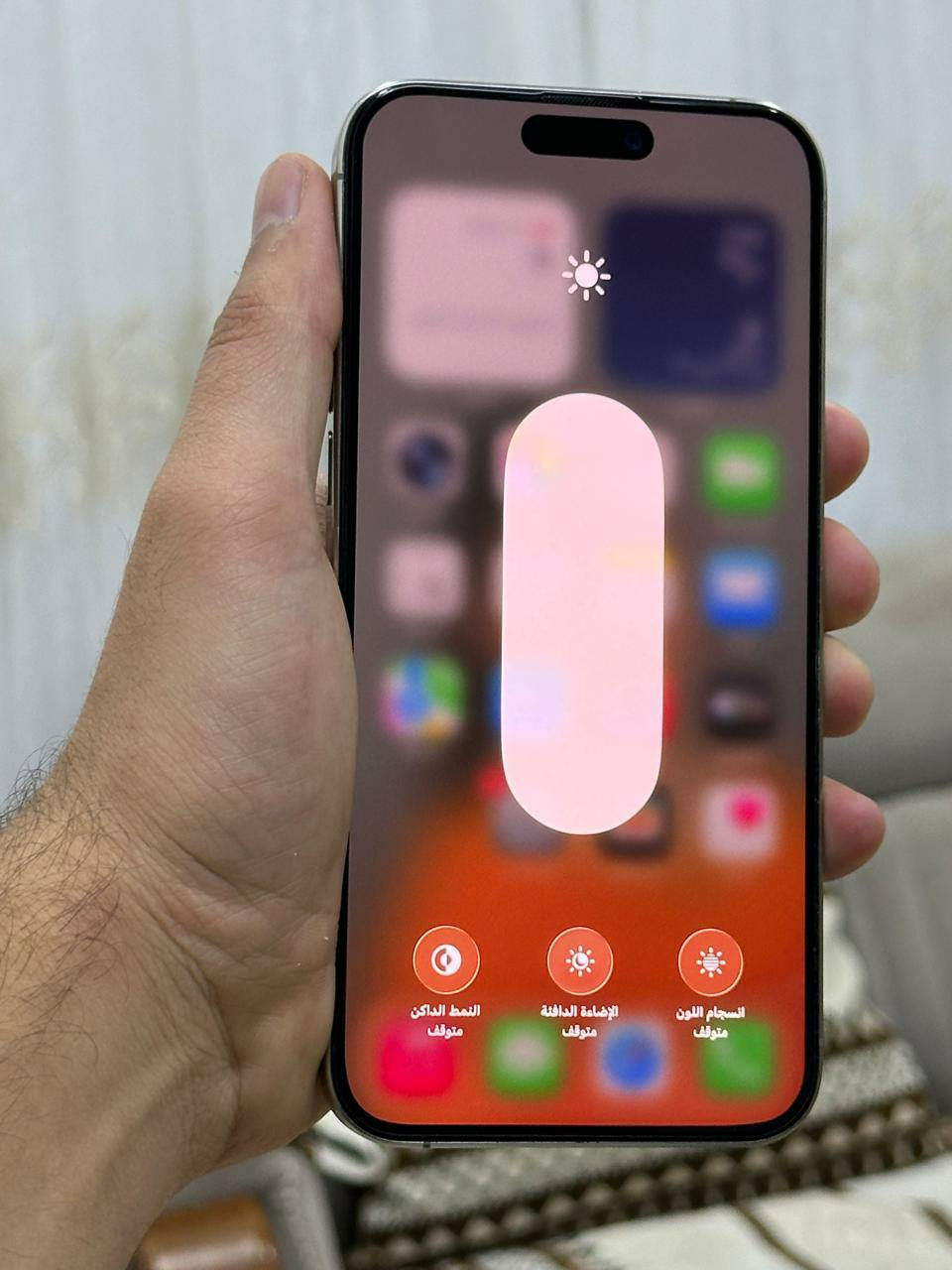 اقره منشوره وشوف صور سلام عليكم ايفون 15 برو ماكس ذاكره 256 بطاريه 88 نموذج m نضافه 95 جهاز فقط مبدل ضهر وشخوط خفيفه بل شاشه جهاز امانت الله ورسوله كله شغال تجي تفحص شحن نت مخابره تصال كاميرته صوته بصمته هزازه كل نقص مابي سعر 725 الف قفل قفل قفل غير قابل العمله مكلف بل نشر مكاني بغداد جهاز ماستر شرق اوصط ***********  لون تيتانيوم
