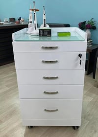 ترولي عيادات طبية ❤️ خشب درجه اولى تركي mdf متانه 18 ملم حراري مضاد ضم...