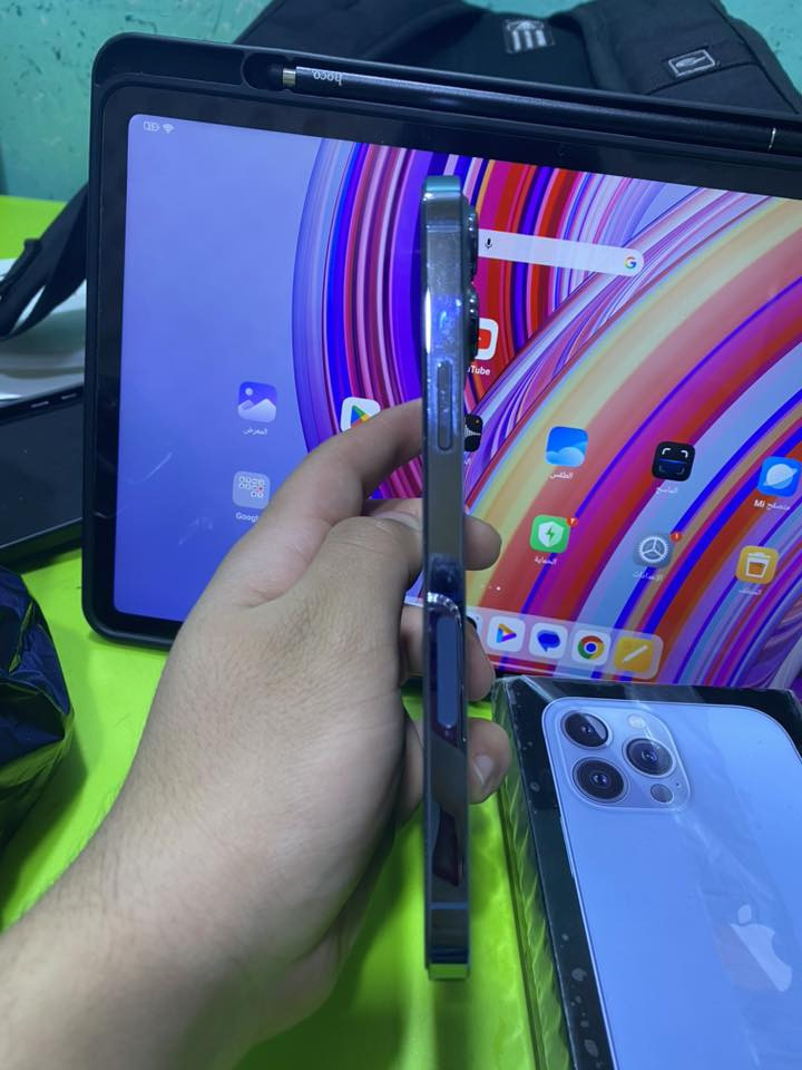 السلام عليكم ايفون 13 برو ماكس
بحري
ذاكرة عملاقة 512 كيكابايت
بطارية قوية 93% بلادية ووين ماتريد تفحص افحص
نموذج M
كارتونتة موجودة 
جهاز نظيف كلش نظافة 100% واستخدام قليل
السعر 750 الف قفل قفل وفقط بيع بدون مراوس
البصرة حي الخضراء
واتساب ***********
