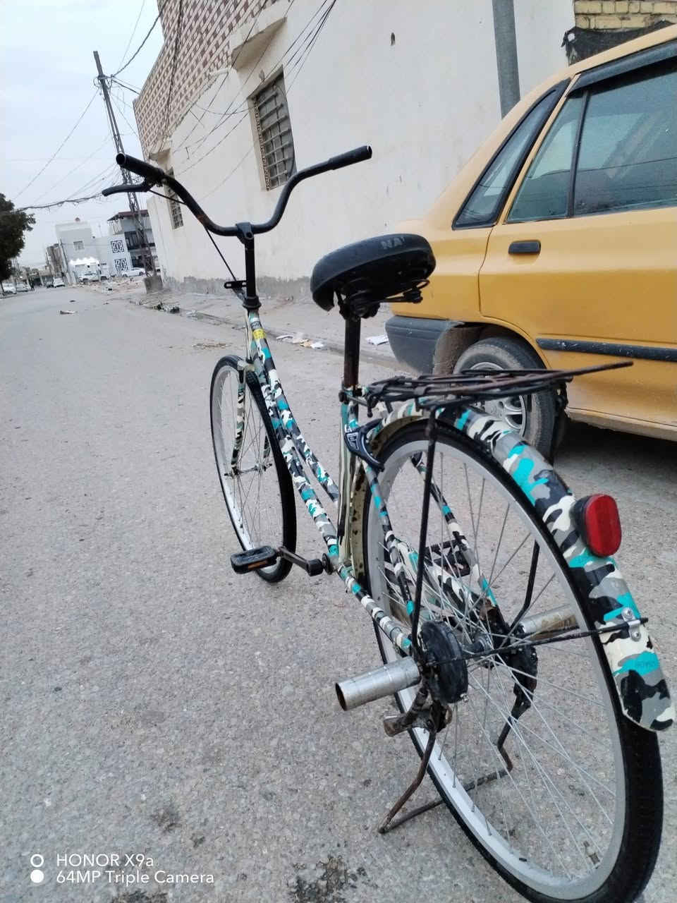 سلام عليكم
باسكل حجم 26 موديل 24 
شركة NA1
مراوس 
رقم ***********واتساب 
عنوان نجف كوفة حي ميسان
