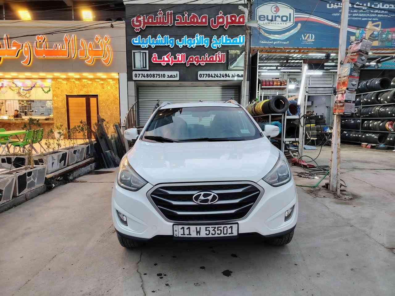 السلام عليكم اخوان للبيع هونداي توسان خليجي مويل ٢٠١٥ رقم بغداد دولي تحويل مباشر ماشيه 72الف فقط مكفوله من الشخط فقط هذا الحادث برغي مامفتوح بيها للاتصال ***********مكانها بغداد
