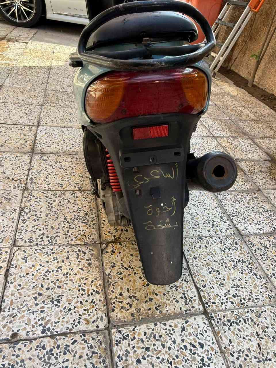 سلام عليكم دراجه ماكس قجمه ياباني سرعه 120للبيع شغاله حلوه نضيفه بلاديه السعر 275بغداد شارع فلسطين ***********
