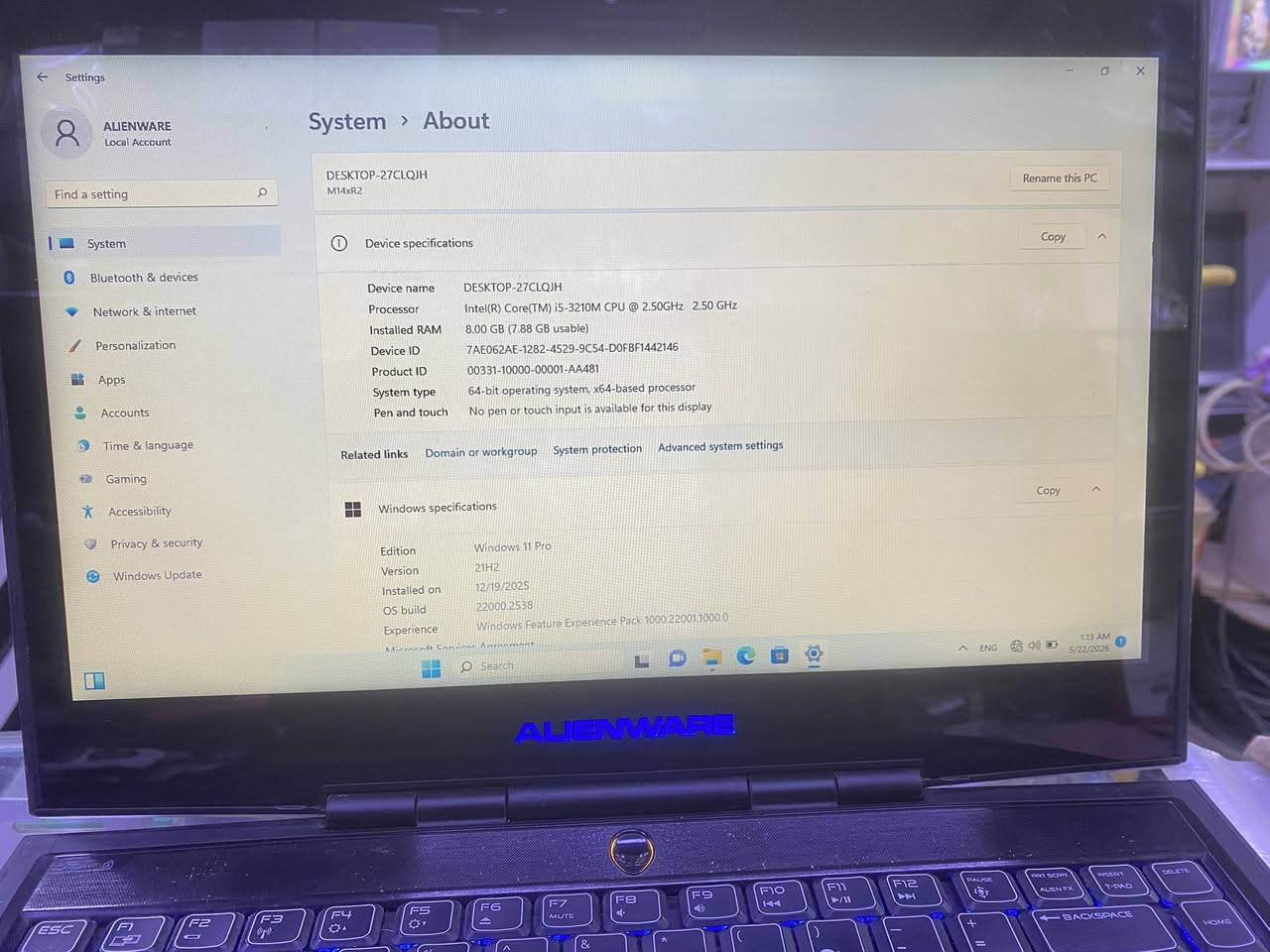 لاب توب alienware cori5 الجيل الثالث كارت شاشة 2 گيگيا رام 8 گيگا هاردين 256 msata وهارد HD
السعر 200 الف


**إذا كنت صاحب هذا الإعلان وتريد حذفه لأي سبب، رجاءا أرسل رسالة إلى الدعم الفني**