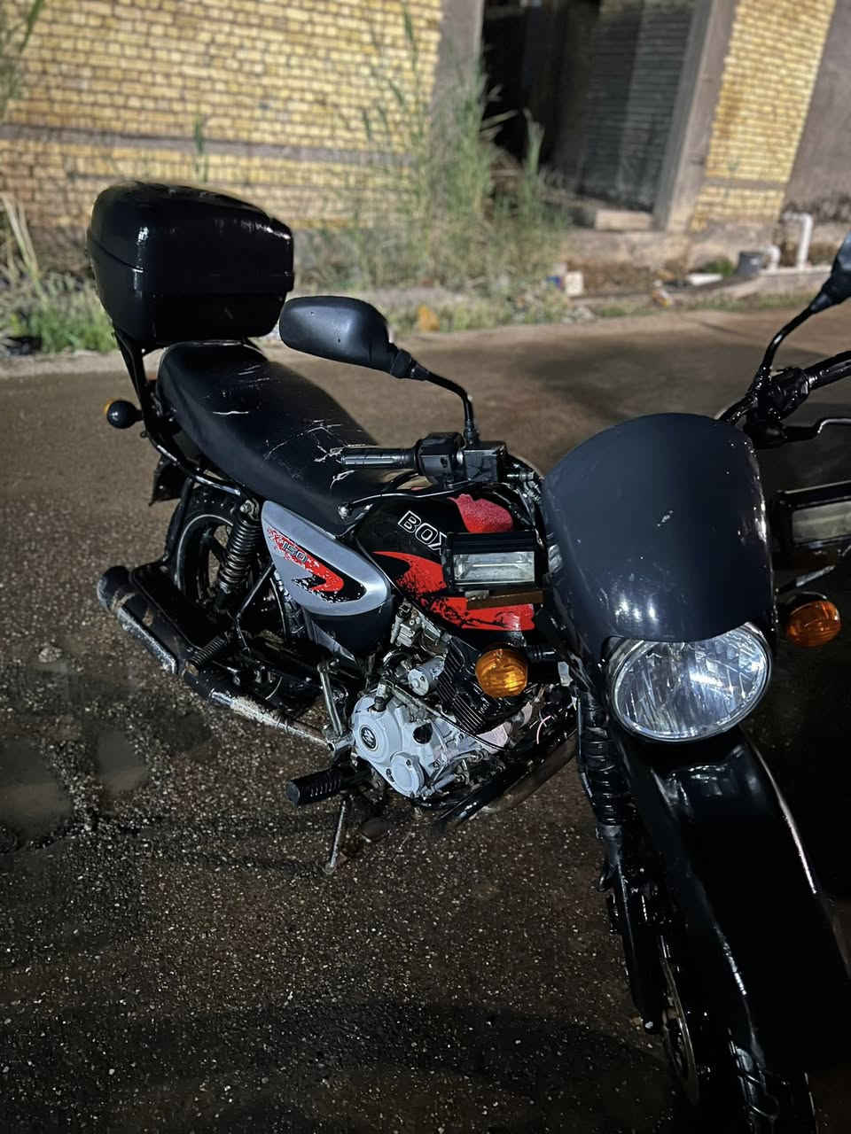 للبيع
دراجه بوكسر نظيفه مال جناي 
كامله وجاهزه 
الشراي يتفضل خاص وبخدمته 
مكلف بالنشر


**إذا كنت صاحب هذا الإعلان وتريد حذفه لأي سبب، رجاءا أرسل رسالة إلى الدعم الفني**