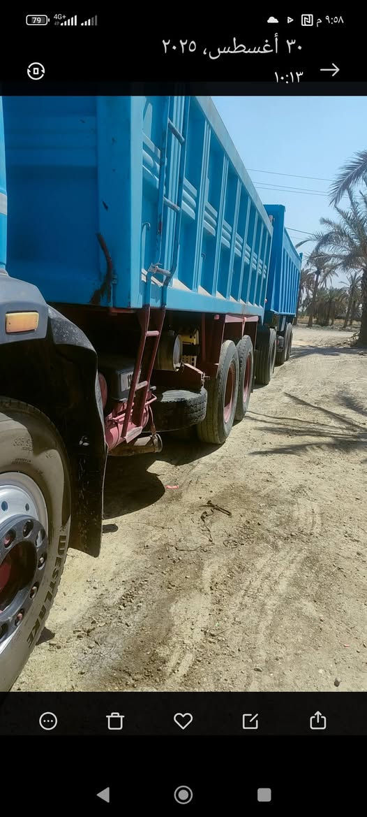 للبيع البي 89 مكينه 35تيربو كير 160 مجموعه جيف شاصي ابلادي برجيم ابلادي مكفول سيارة حلوه راس او عربانه بغداديه وزنه 25طن ***********/***********
