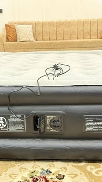 دوشك نفخ نفرين طبي جديد مفيد للسفرات والتخيم ودوام مع منفاخ كهربائي دا...